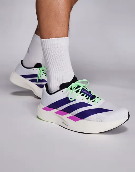 adidas Running Adizero Evo SL sneakers in bright green